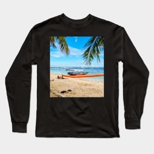 Alona Beach, Panglao Island, Bohol, Philippines Long Sleeve T-Shirt